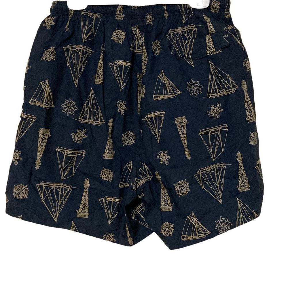 Men’s Nautical Swim Trunks sz Large - Picture 5 of 7